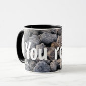 Sie rocken Rocks Picture Design Tasse (Vorderseite Links)