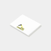 Sie Rohr Post-it Klebezettel (angewinkelt)