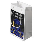 Sie Rose zur Spitze Kleine Geschenktüte (Rückseite Schrägansicht)