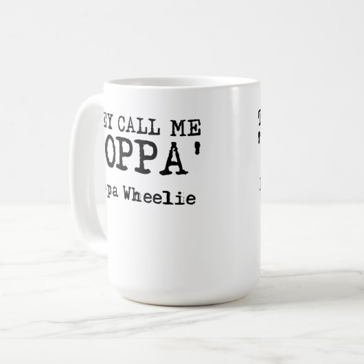 Sie rufen mich kaffeetasse (Vorderseite Links)