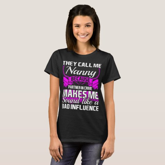 Sie rufen mich Kindermädchen-Partner - herein - T-Shirt (Vorne ganz)