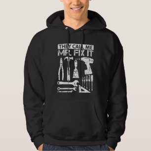 Sie rufen mich Vater-Vater Herr-Fix It Funny Hoodie
