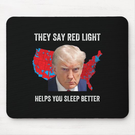 Sie sagen, dass Red Light dir hilft, besser zu sch Mousepad (Vorne)