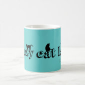 Sie sagen, dass verrückte Katzen-Dame Like It eine Kaffeetasse (Mittel)