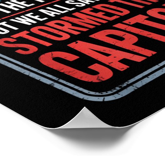 Sie sagen, Immigranten seien das Problem, aber wir Poster (Ecke)