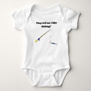 Sie sagen mir, dass ich gerne Baby-Bodysuit angeln Baby Strampler