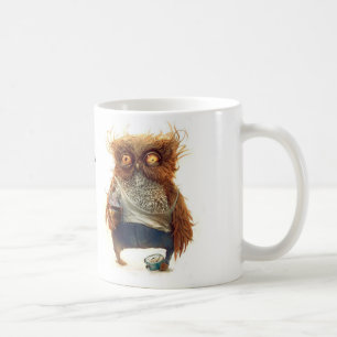 Sie sagen Morgen-..... Eulen-Tasse Kaffeetasse
