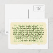 Sie sagen Tomato Postkarte (Vorne/Hinten)