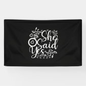 | Sie sagt ja Banner (Horizontal)