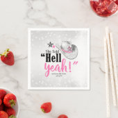 Sie sagte 'Hell Yeah' Cowgirl Hut ID927 Serviette (Beispiel)