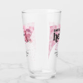 Sie sagte Hell Yeah Pink Western Booth Hat Hochzei Glas (Rechts)