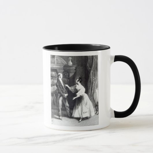 Sie sagte ihm, was dann Darcy freiwillig hatte Tasse (Rechts)