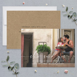 Sie sagte ja, Calligrafy Engagement Partei einlade Einladung