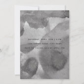 Sie sagte ja, Calligrafy Engagement Partei einlade Einladung (Rückseite)