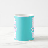 Sie sagte ja, Ehemann Ehefrau Ankündigung Kaffeetasse (Mittel)