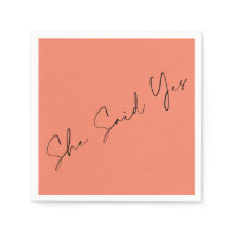 Sie sagte ja, elegante Typografie, farbenfroh Hint