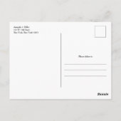 Sie sagte Ja-Engagement-Partei Postkarte (Rückseite)