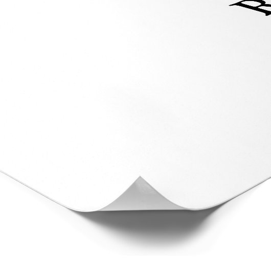 Sie sagte ja Engagement Party Willkommensunterschr Poster (Ecke)