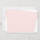 Sie sagte Ja Floral Elegantes Engagement Party Fot Einladung (Rückseite)