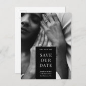 Sie sagte Ja, Foto für den Kunden Rettete unser Da Ankündigungspostkarte (Vorne/Hinten)