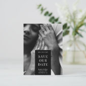 Sie sagte Ja, Foto für den Kunden Rettete unser Da Ankündigungspostkarte (Stehend Vorderseite)