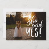 Sie sagte ja | Gay Lesbian - Foto Save The Date (Vorderseite)