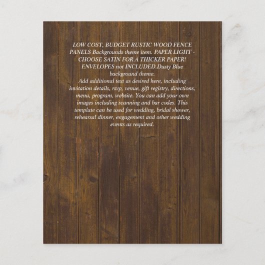 Sie sagte ja! Handgeschriebene Foto-Engagement-Par Flyer (Hinten)