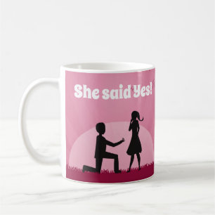 Sie sagte ja! kaffeetasse