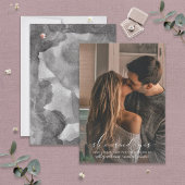 SIE SAGTE JA Kalligrafisches Foto Save the Date