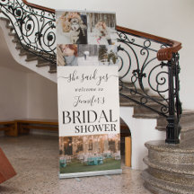 Sie sagte ja Modernes 6 Foto Collage Brautparty