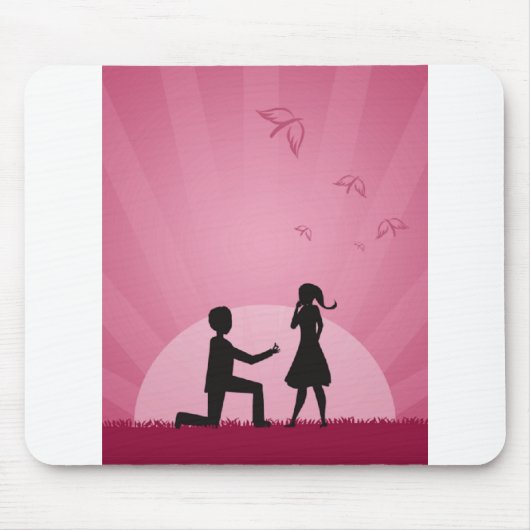 Sie sagte ja! mousepad (Vorne)