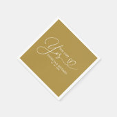 Sie sagte ja Niedliche Engagement Partei Napkins Serviette (Ecke)