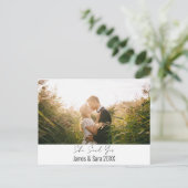 Sie sagte ja postkarte (Stehend Vorderseite)