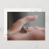 Sie sagte "Ja" Postkarte (Vorne/Hinten)