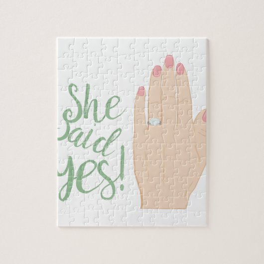 Sie sagte ja puzzle (Vertikal)