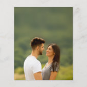 Sie sagte Ja Rustikale Engagement Partei Einladung (Rückseite)