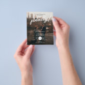 Sie sagte ja Schließlich Foto Engagement Partei ei Flyer (Gruppe)