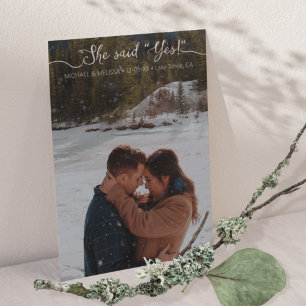 Sie sagte ja Script Typografie Moderne Minimalisti Save The Date