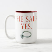 Sie sagte ja Tasse (Links)