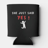 Sie sagte nur ja dosenkühler (Rückseite)