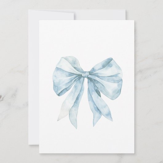 Sie sagte Oui Französisch romantisches Brautparty Einladung (Rückseite)