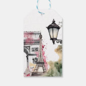 Sie sagte Oui Paris Brautparty Parisian Brunch Geschenkanhänger (Rückseite)