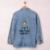 Sie sagte was? Jeansjacke (Hangar)