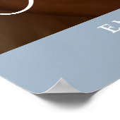 Sie sagte Yes Engagement Party Foto Willkommenszei Poster (Ecke)