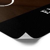 Sie sagte Yes Engagement Party Foto Willkommenszei Poster (Ecke)