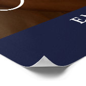 Sie sagte Yes Engagement Party Foto Willkommenszei Poster (Ecke)