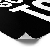 Sie sagten, geben Sie Ihre Träume nicht auf, lusti Poster (Ecke)