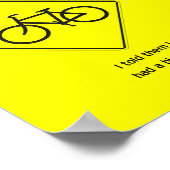 "Sie sagten mir, ich habe Schizophrenie" Poster (Ecke)