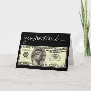 Sie sahen aus wie eine Million Dollar Grußkarte Karte