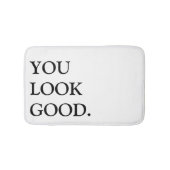 Sie schauen gute Badematte (Vorderseite)